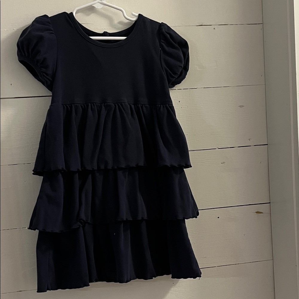 Sweet Dreams Black Tiered Kids Dress